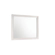 Miranda White Rectangular Mirror - 205114 - Bien Home Furniture & Electronics