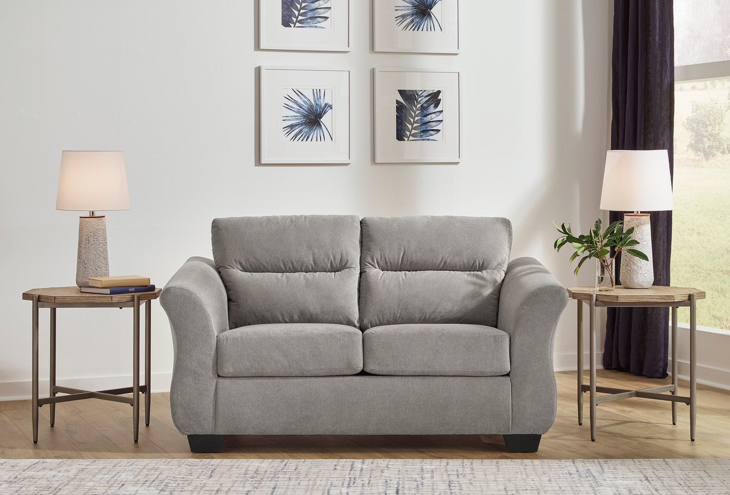 Miravel Slate Living Room Set - SET | 4620638 | 4620635 - Bien Home Furniture &amp; Electronics