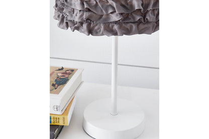 Mirette Gray/White Table Lamp - L857824 - Bien Home Furniture &amp; Electronics
