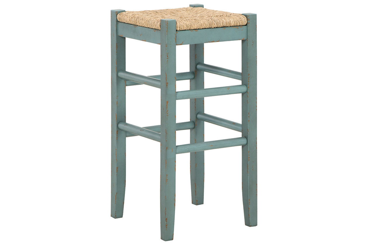 Mirimyn Teal Bar Height Barstool, Set of 2 - D508-330 - Bien Home Furniture & Electronics