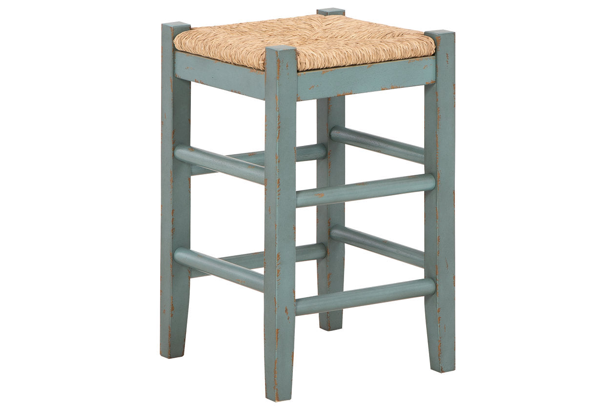 Mirimyn Teal Counter Height Barstool, Set of 2 - D508-324 - Bien Home Furniture & Electronics