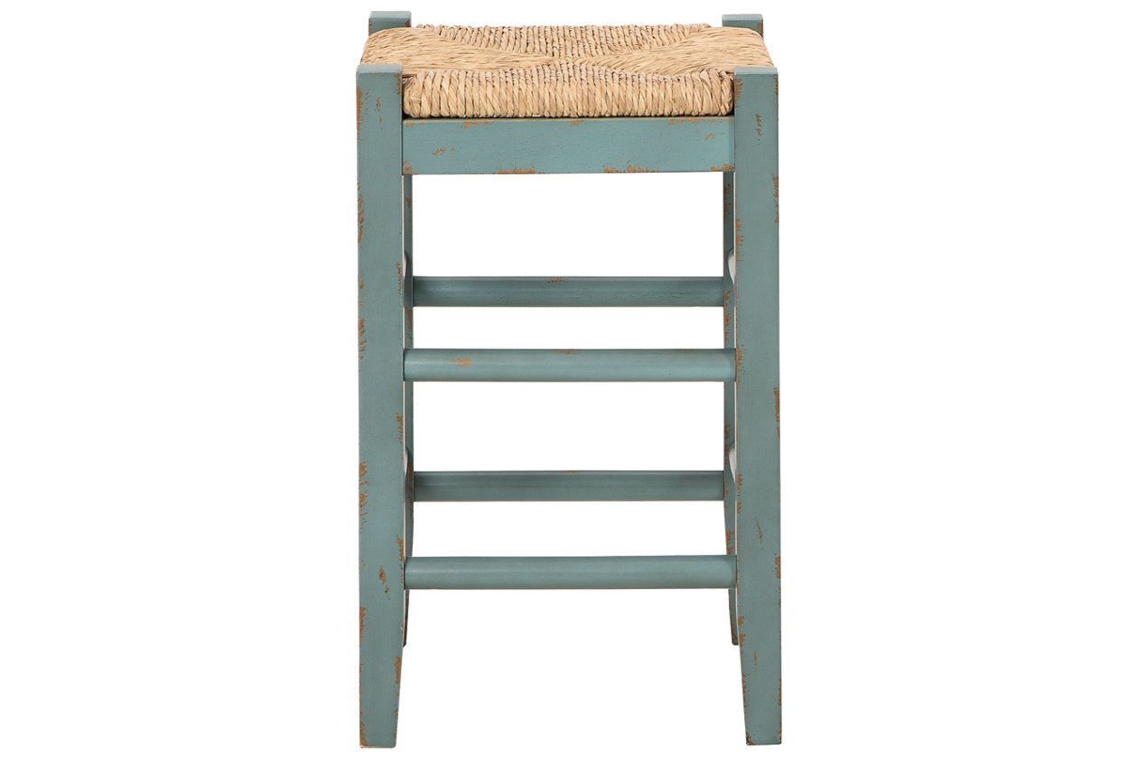 Mirimyn Teal Counter Height Barstool, Set of 2 - D508-324 - Bien Home Furniture & Electronics