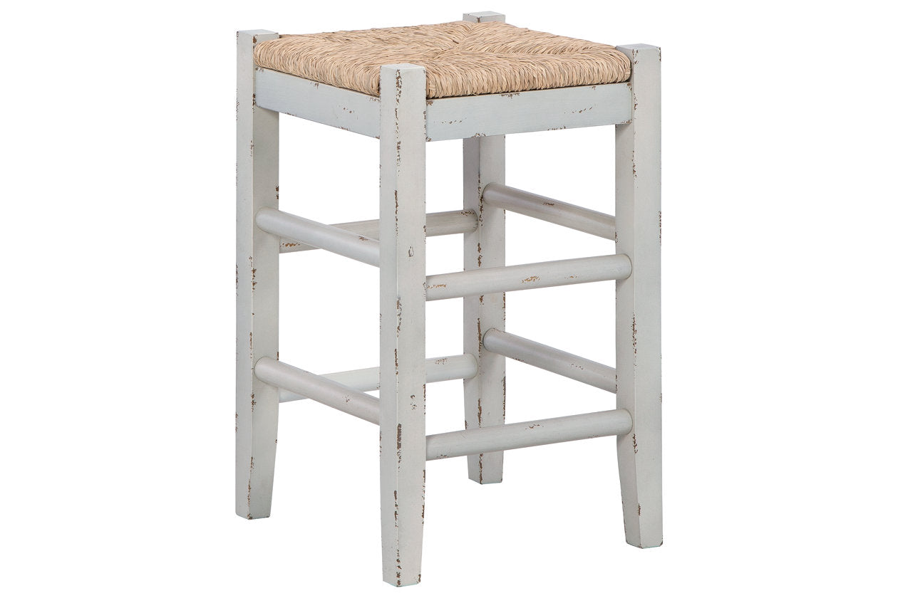 Mirimyn White Counter Height Barstool, Set of 2 - D508-224 - Bien Home Furniture & Electronics