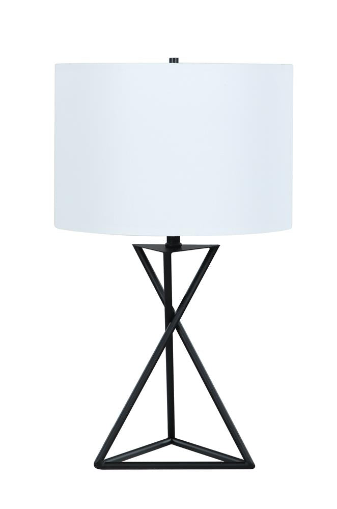 Mirio Drum Table Lamp White/Black - 920051 - Bien Home Furniture &amp; Electronics