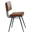 Misty Camel/Black Padded Side Chairs, Set of 2 - 110642 - Bien Home Furniture & Electronics