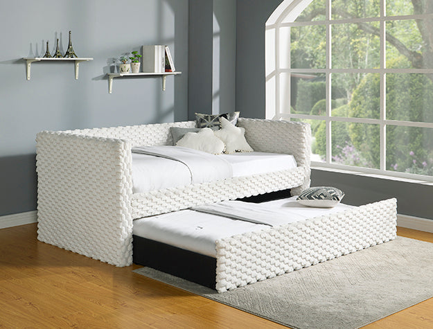 Molly Daybed Back+Side Rail-Wh.Dove - 5336WH-BACK - Bien Home Furniture & Electronics