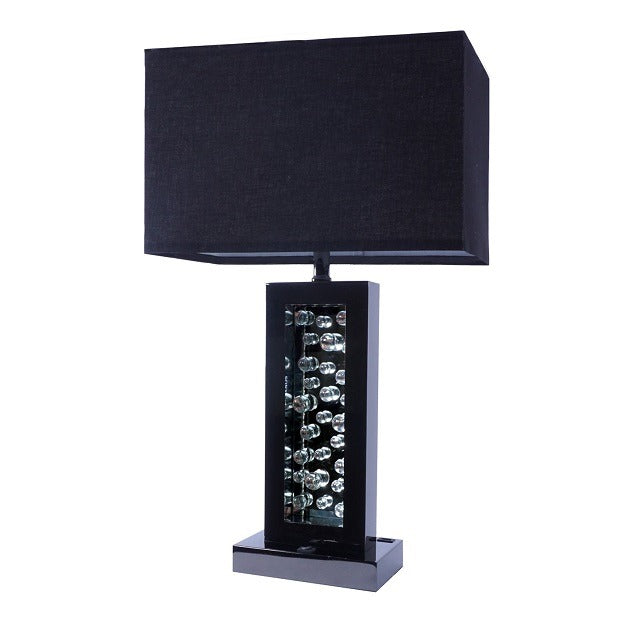 Monica Black Table Lamp - 6247T-BN - Bien Home Furniture &amp; Electronics