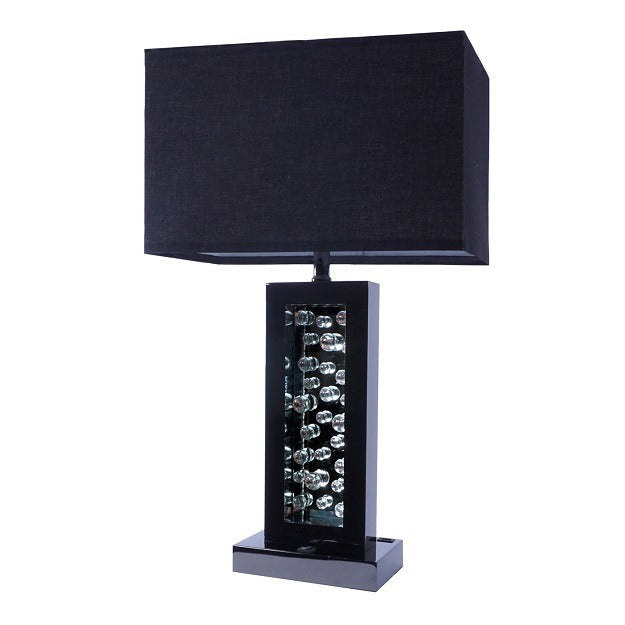 Monica Black Table Lamp - 6247T-BN - Bien Home Furniture & Electronics