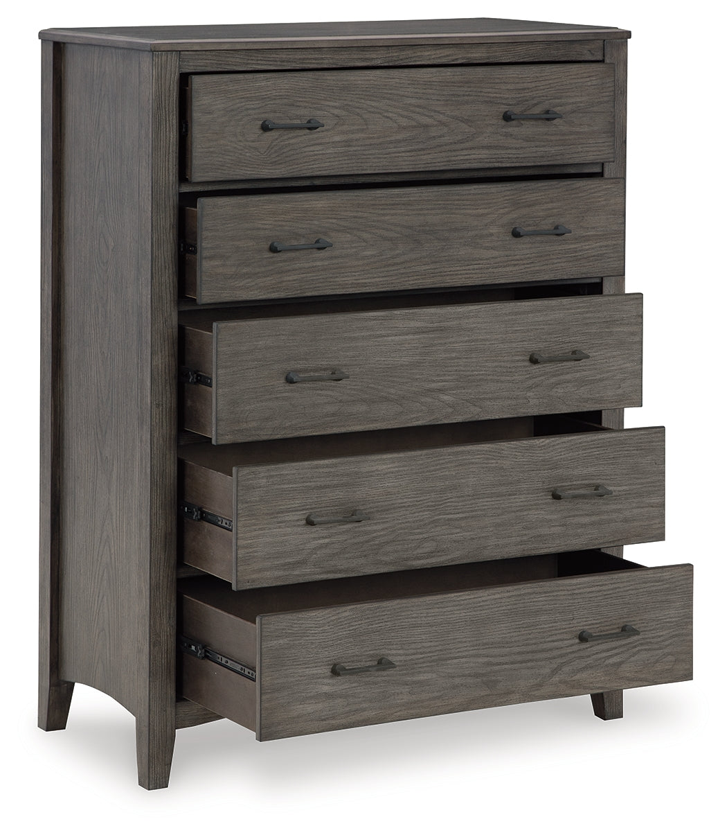 Montillan Grayish Brown Chest of Drawers - B651-46 - Bien Home Furniture & Electronics