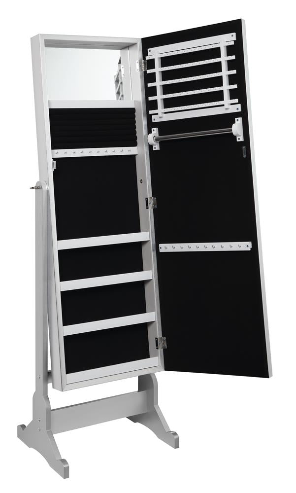 Moore Silver Jewelry Cheval Mirror - 951017 - Bien Home Furniture & Electronics