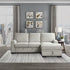Morelia Beige RAF Storage Sleeper Sofa Chaise - 9468BE*2RC2L - Bien Home Furniture & Electronics