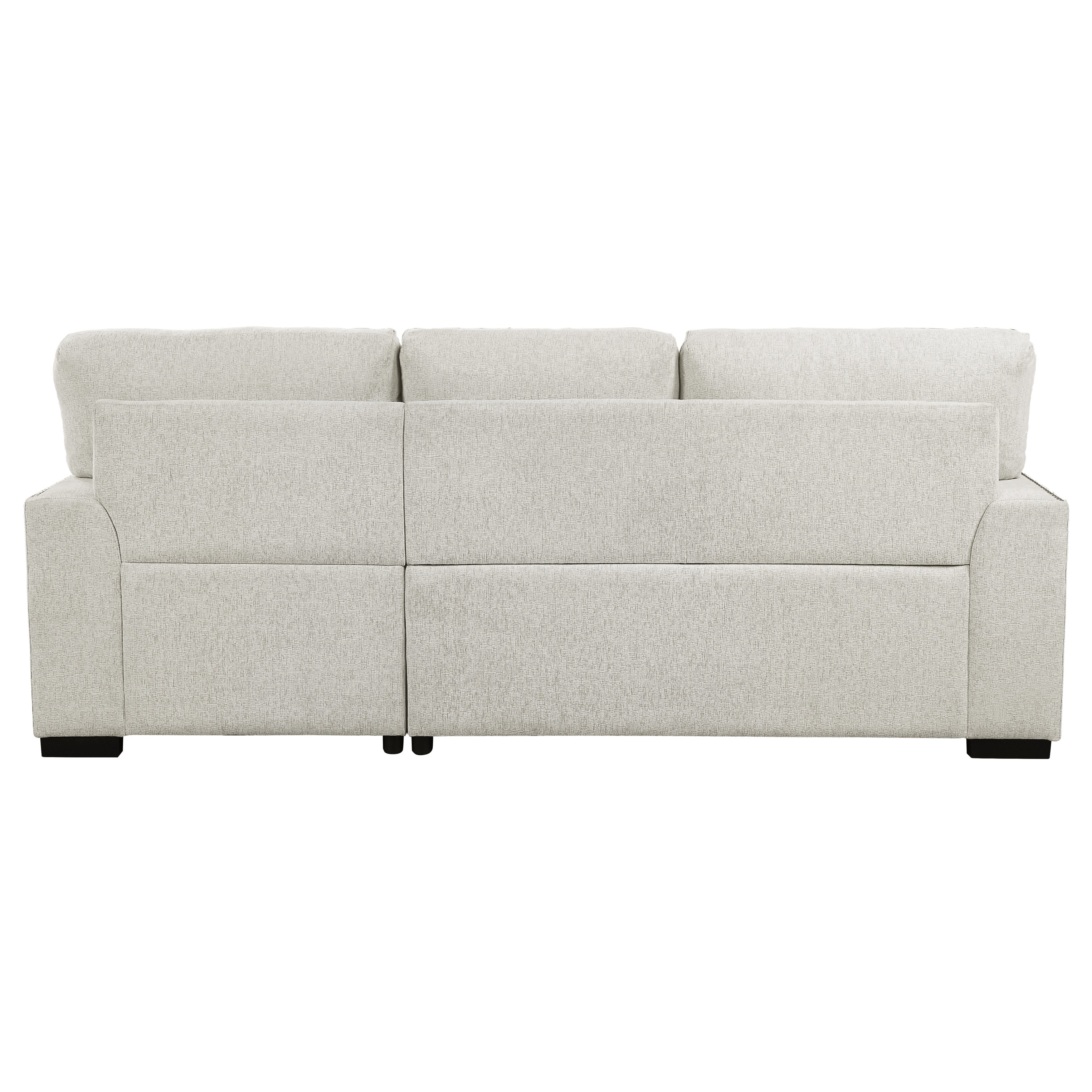Morelia Beige RAF Storage Sleeper Sofa Chaise - 9468BE*2RC2L - Bien Home Furniture & Electronics
