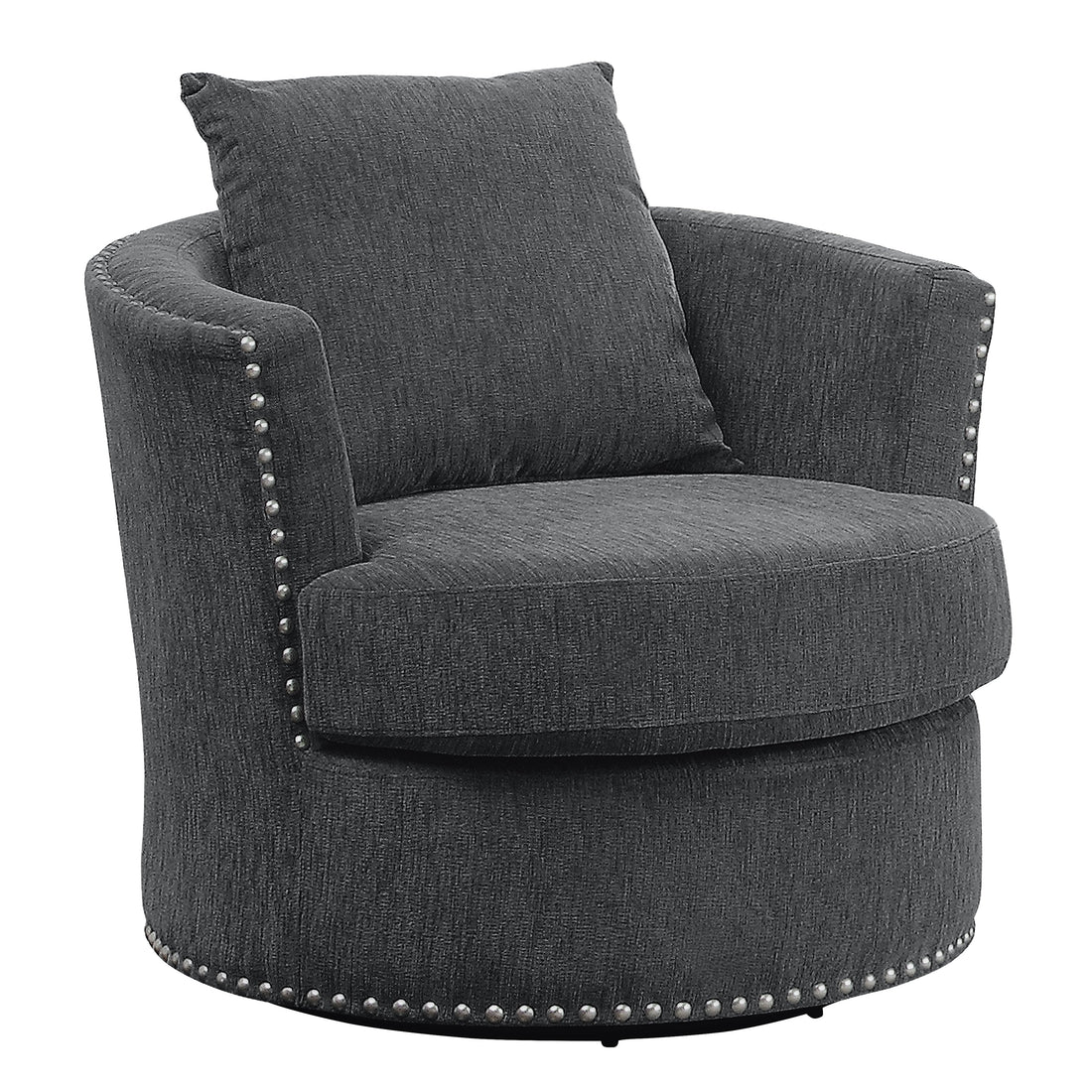 Morelia Charcoal Swivel Chair - 9468CC-1 - Bien Home Furniture &amp; Electronics