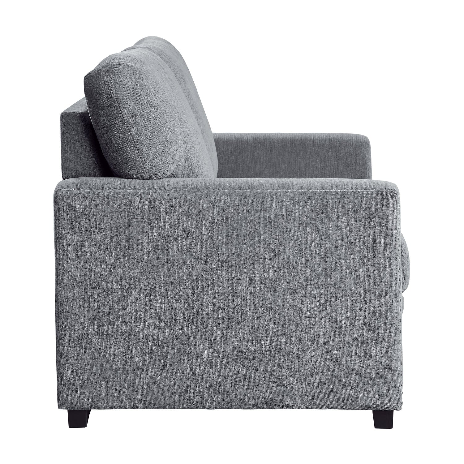 Morelia Dark Gray Loveseat - 9468DG-2 - Bien Home Furniture & Electronics