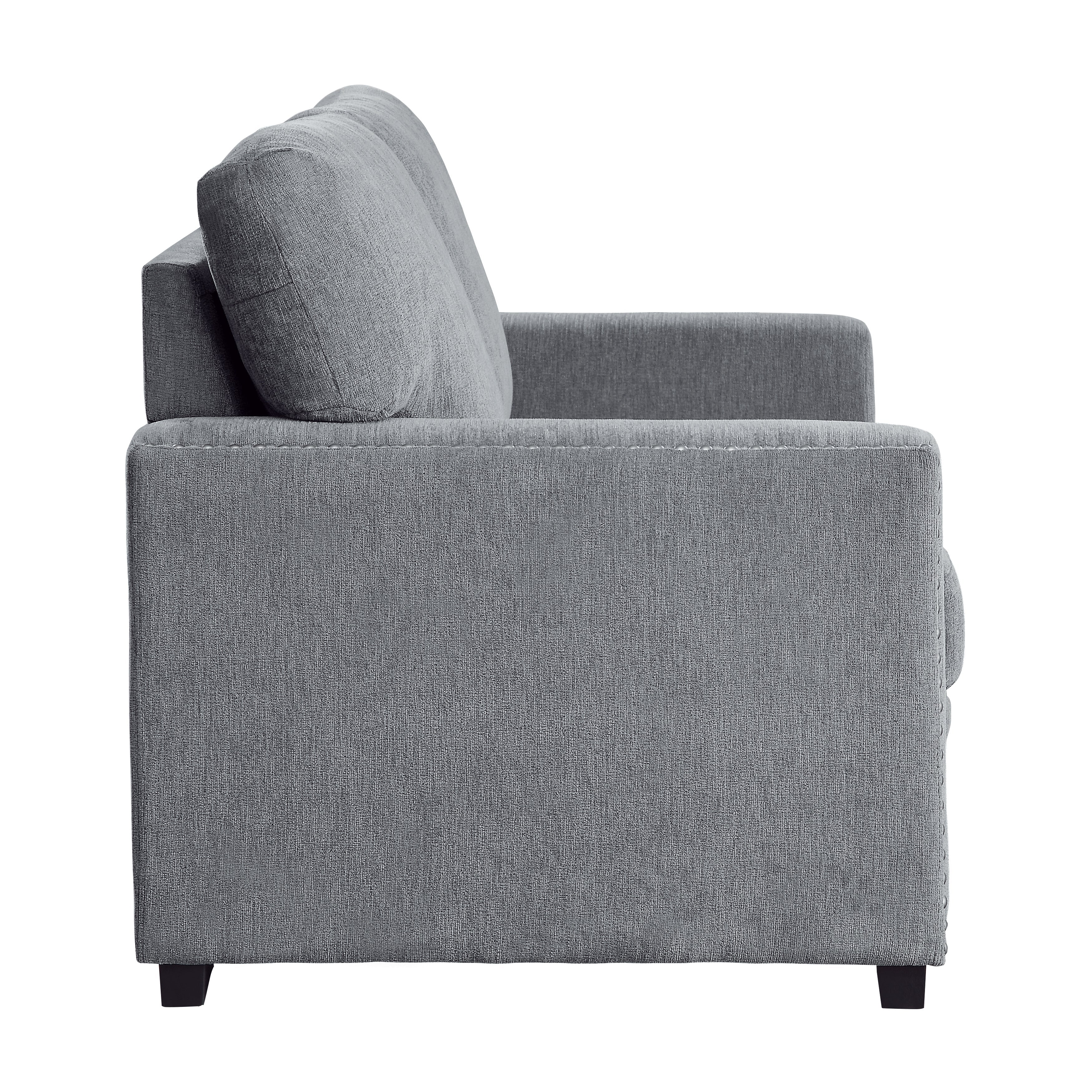 Morelia Dark Gray Loveseat - 9468DG-2 - Bien Home Furniture & Electronics