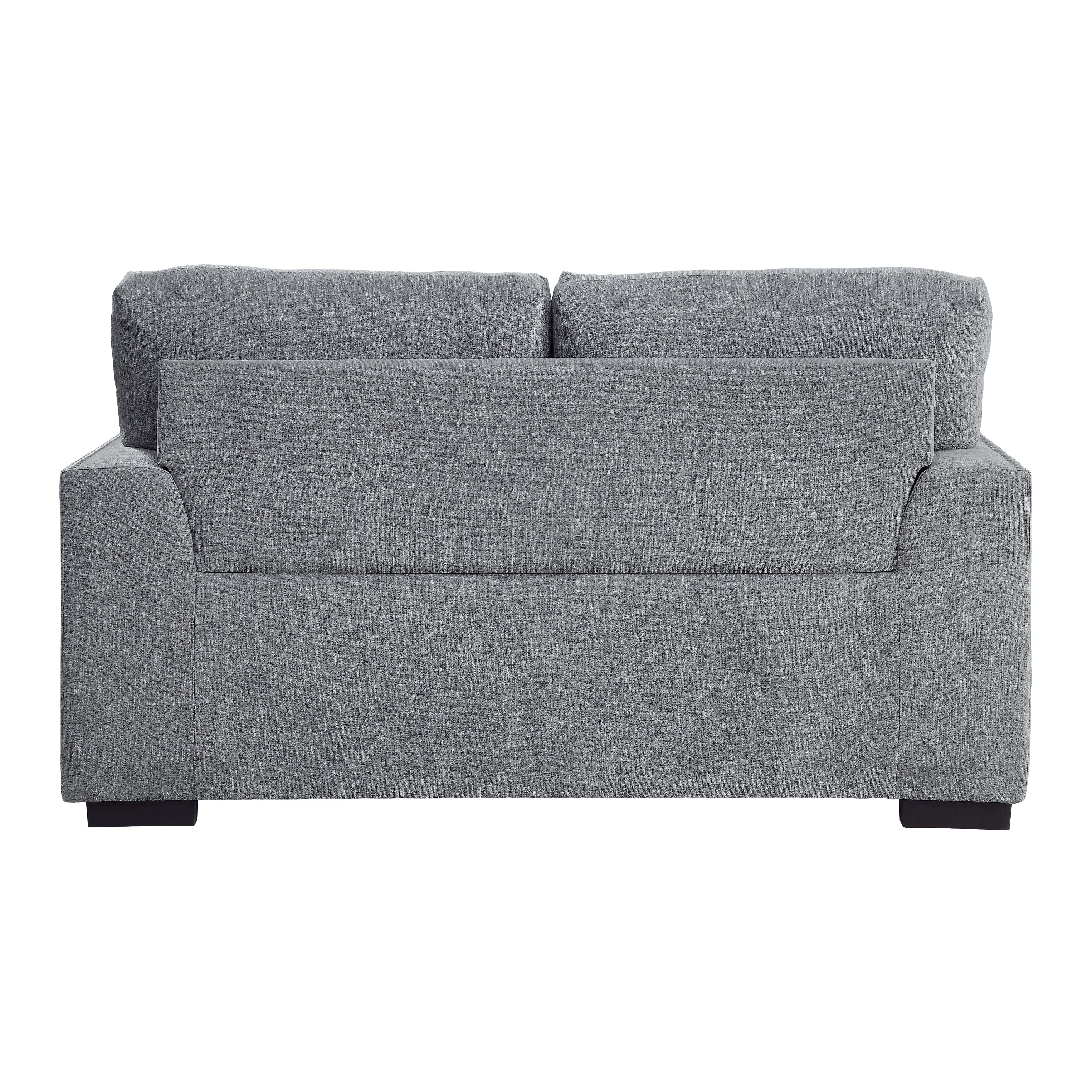 Morelia Dark Gray Loveseat - 9468DG-2 - Bien Home Furniture & Electronics