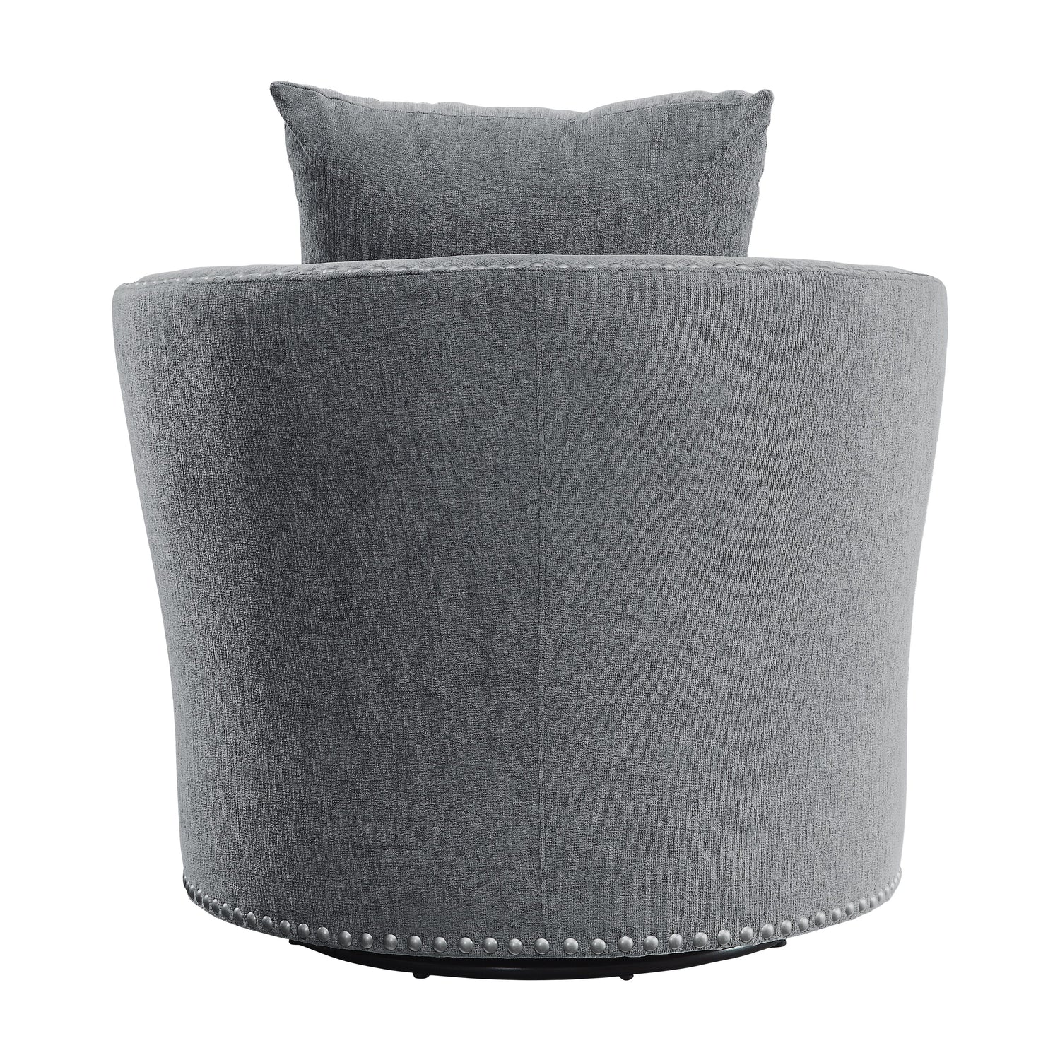 Morelia Dark Gray Swivel Chair - 9468DG-1 - Bien Home Furniture & Electronics