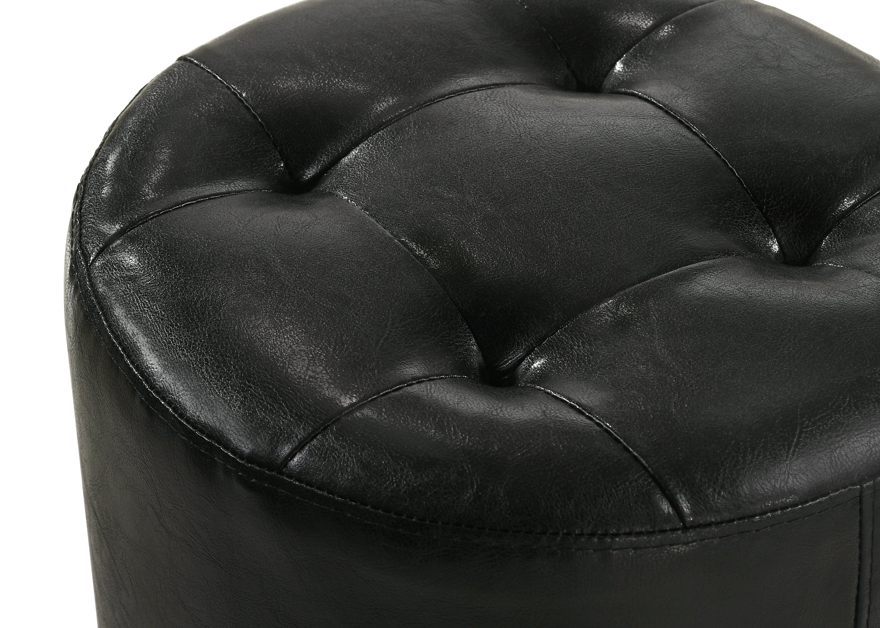 Morgan Black Round Swivel Stool - B4851BK-93 - Bien Home Furniture & Electronics