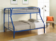 Morgan Blue Twin over Full Bunk Bed - 2258B - Bien Home Furniture & Electronics