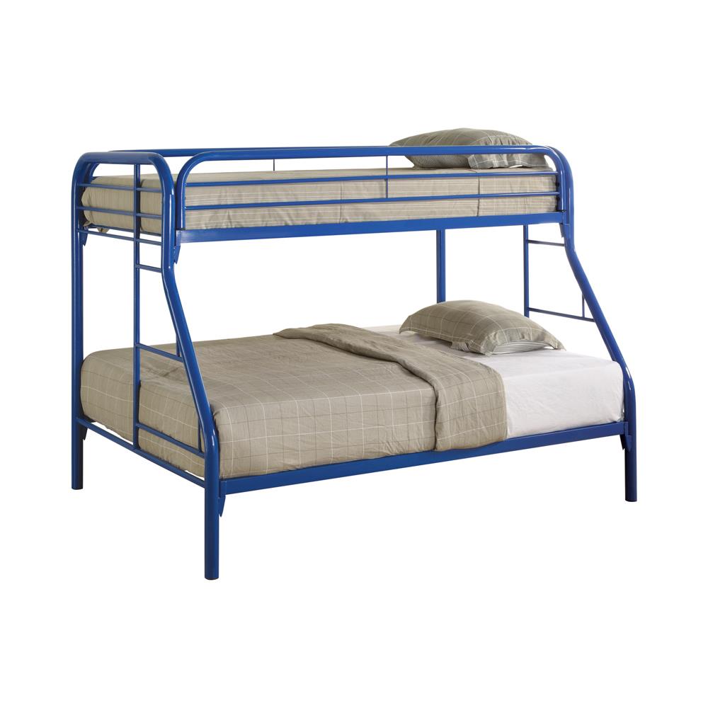Morgan Blue Twin over Full Bunk Bed - 2258B - Bien Home Furniture &amp; Electronics