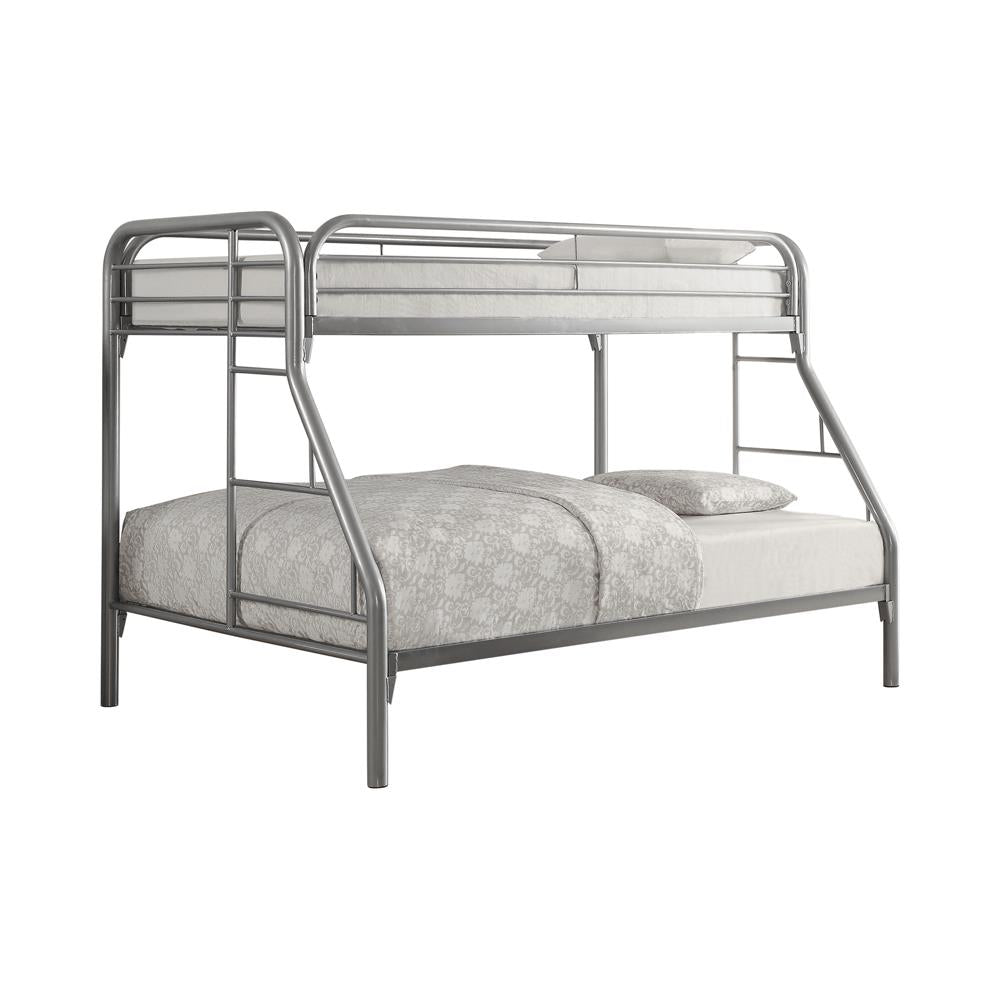 Morgan Silver Twin over Full Bunk Bed - 2258V - Bien Home Furniture &amp; Electronics