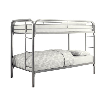 Morgan Silver Twin over Twin Bunk Bed - 2256V - Bien Home Furniture &amp; Electronics