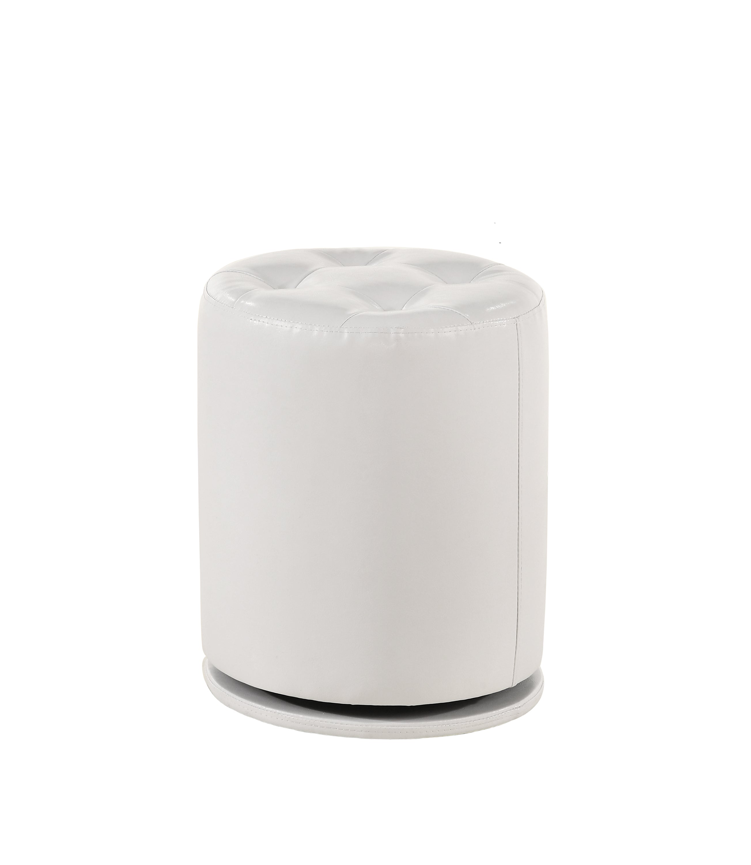 Morgan White Round Swivel Stool - B4851WH-93 - Bien Home Furniture & Electronics