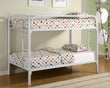 Morgan White Twin over Twin Bunk Bed - 2256W - Bien Home Furniture & Electronics