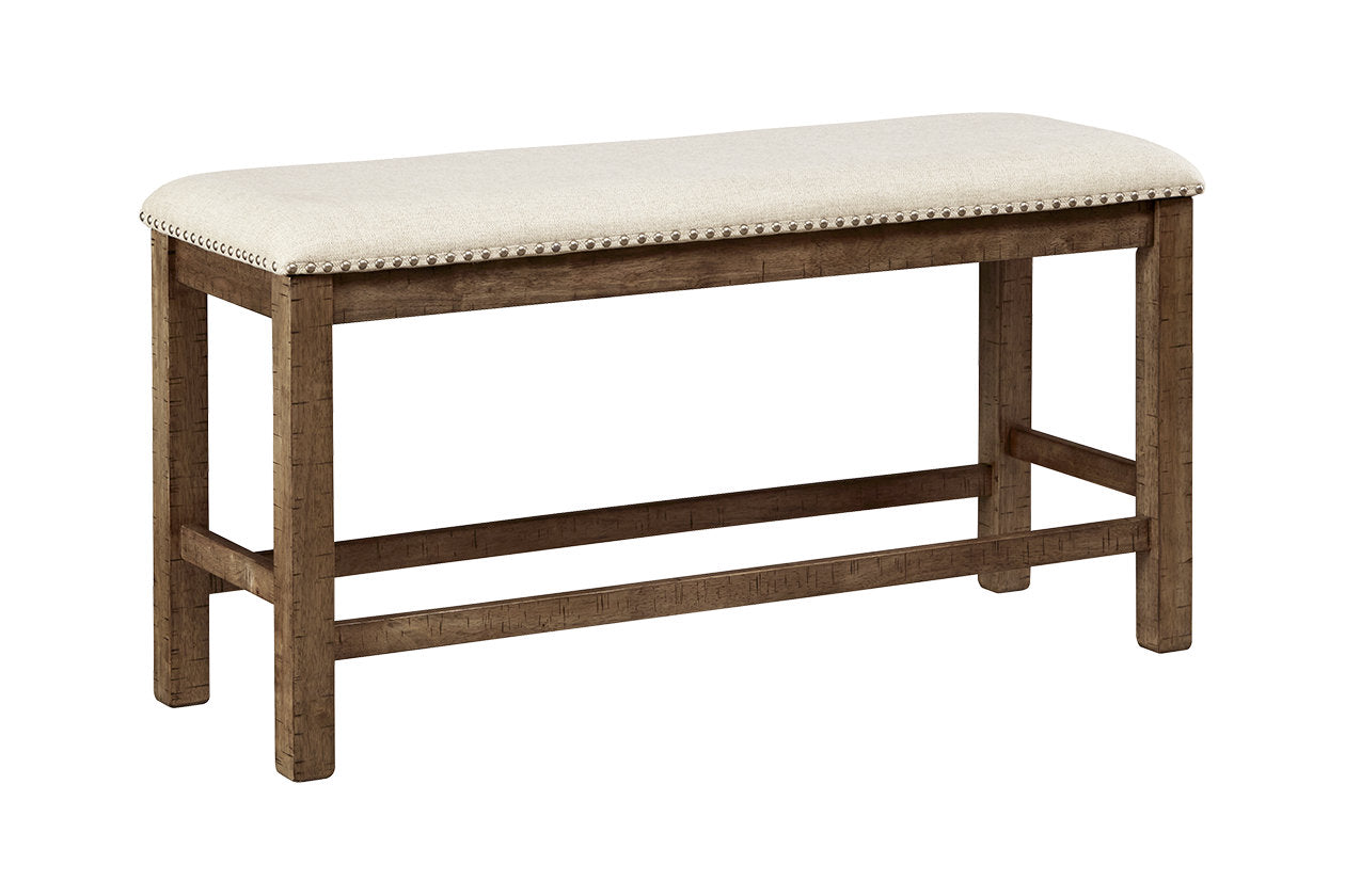 Moriville Beige Counter Height Bench - D631-09 - Bien Home Furniture & Electronics
