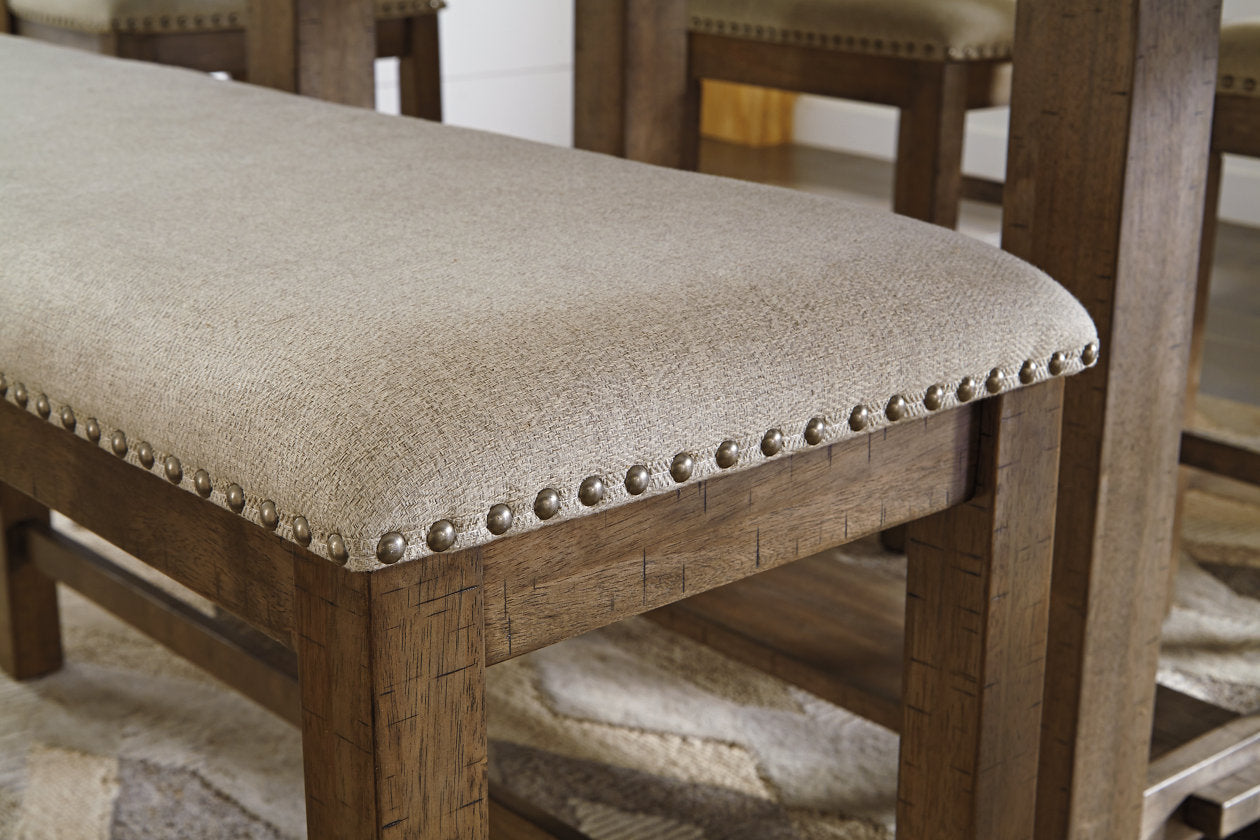Moriville Beige Counter Height Bench - D631-09 - Bien Home Furniture & Electronics