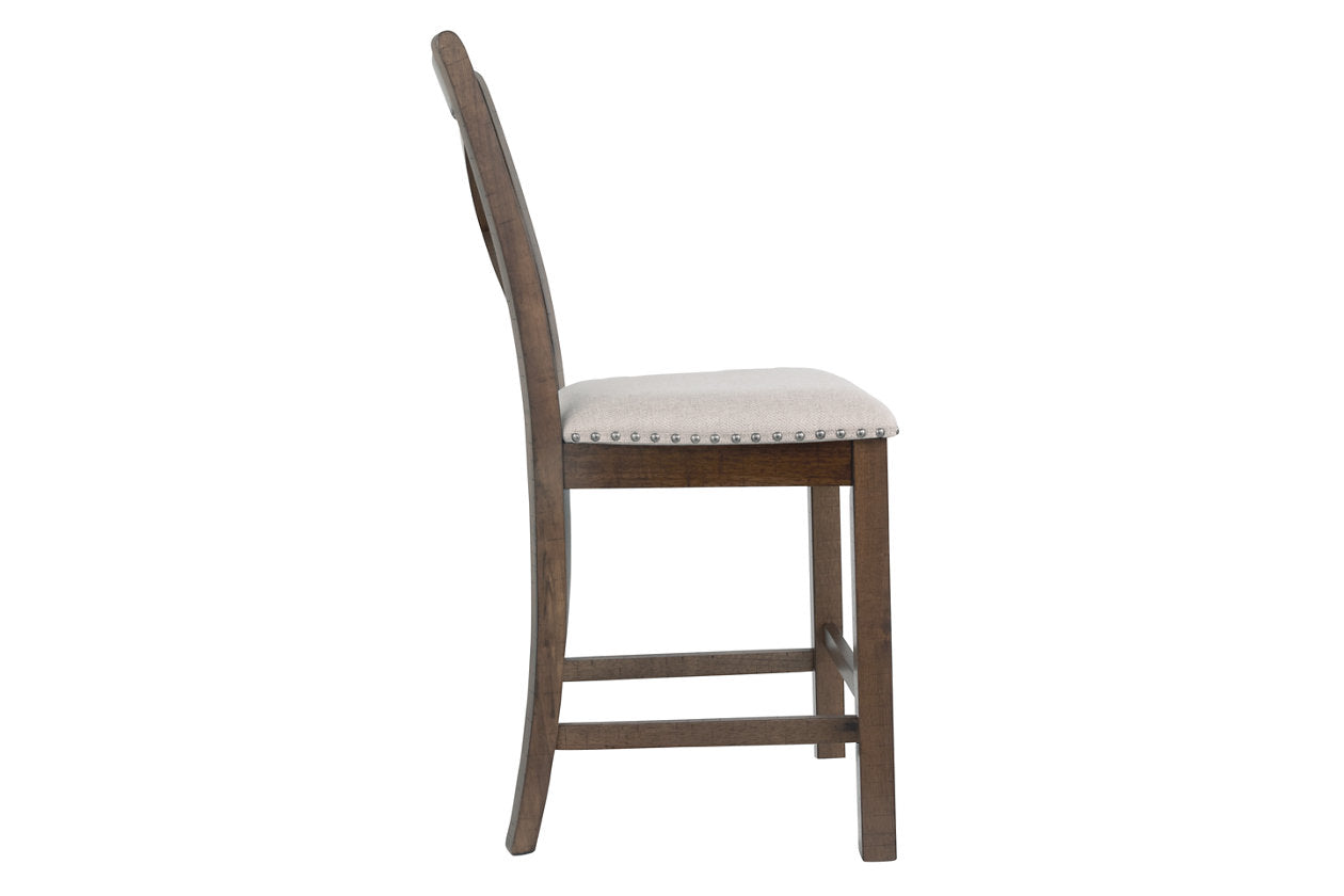 Moriville Beige Counter Height Chairs, Set of 2 - D631-124 - Bien Home Furniture & Electronics