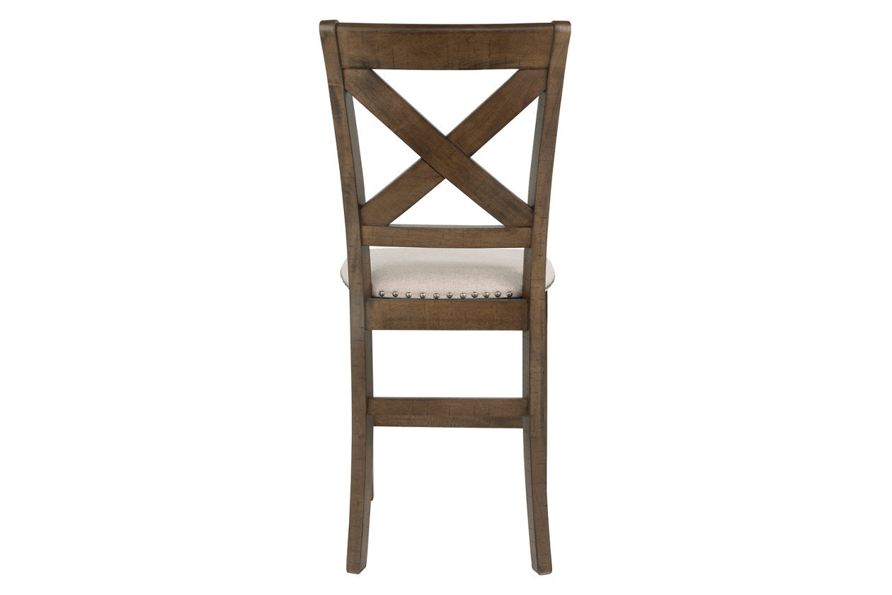 Moriville Beige Counter Height Chairs, Set of 2 - D631-124 - Bien Home Furniture & Electronics