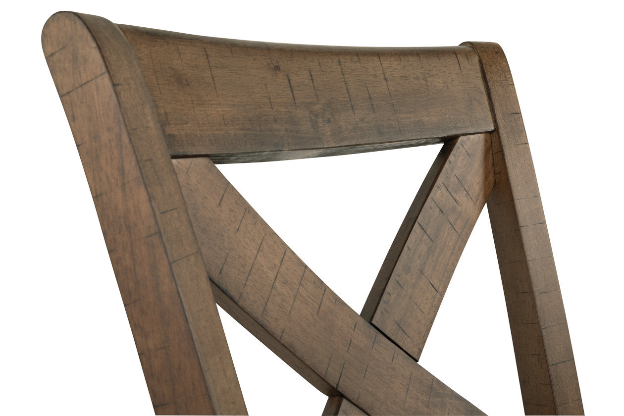 Moriville Beige Counter Height Chairs, Set of 2 - D631-124 - Bien Home Furniture & Electronics