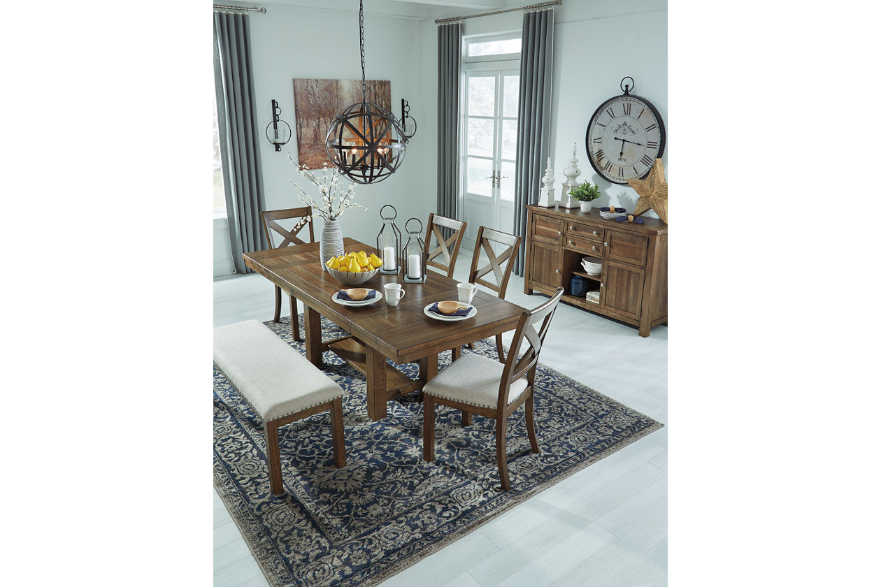 Moriville Grayish Brown Dining Extension Table - D631-45 - Bien Home Furniture & Electronics