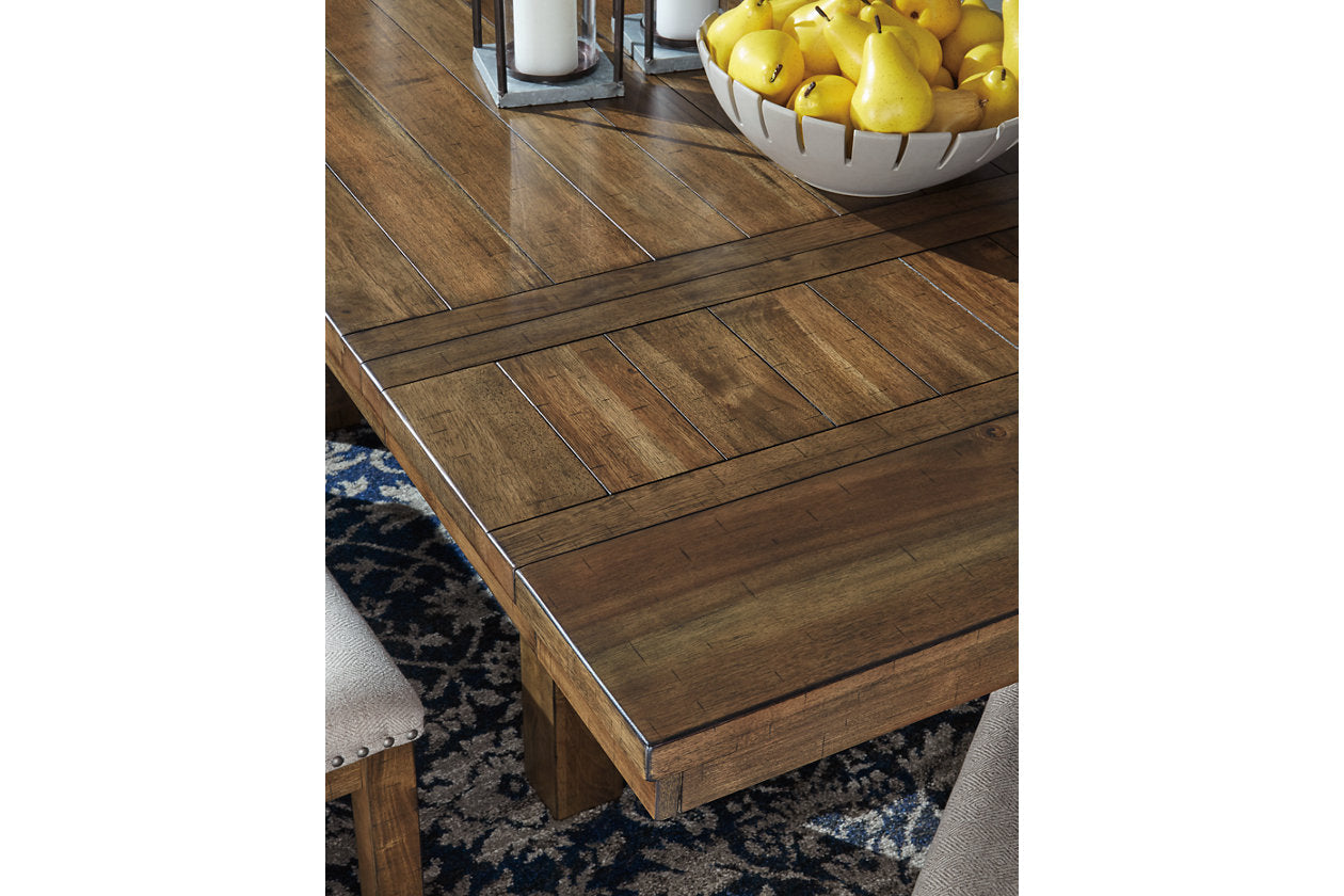 Moriville Grayish Brown Dining Extension Table - D631-45 - Bien Home Furniture & Electronics