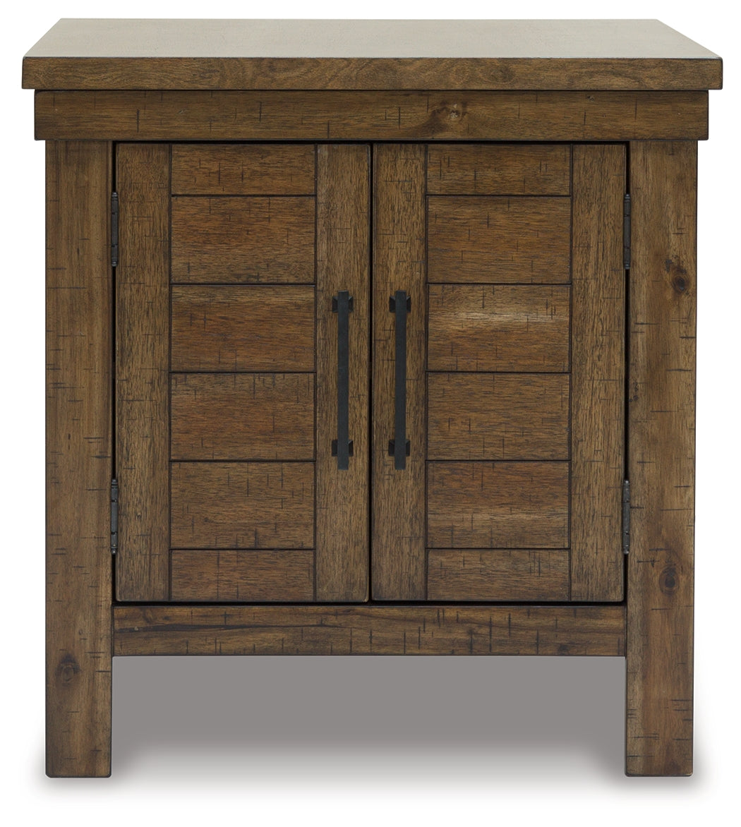 MORIVILLE Grayish Brown End Table - T731-3 - Bien Home Furniture & Electronics