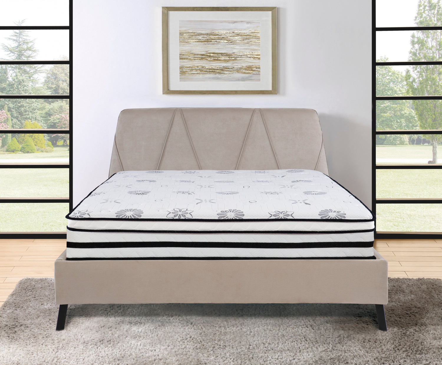 MT-PH12EK 12&quot; Eastern King Hybrid Mattress - MT-PH12EK - Bien Home Furniture &amp; Electronics