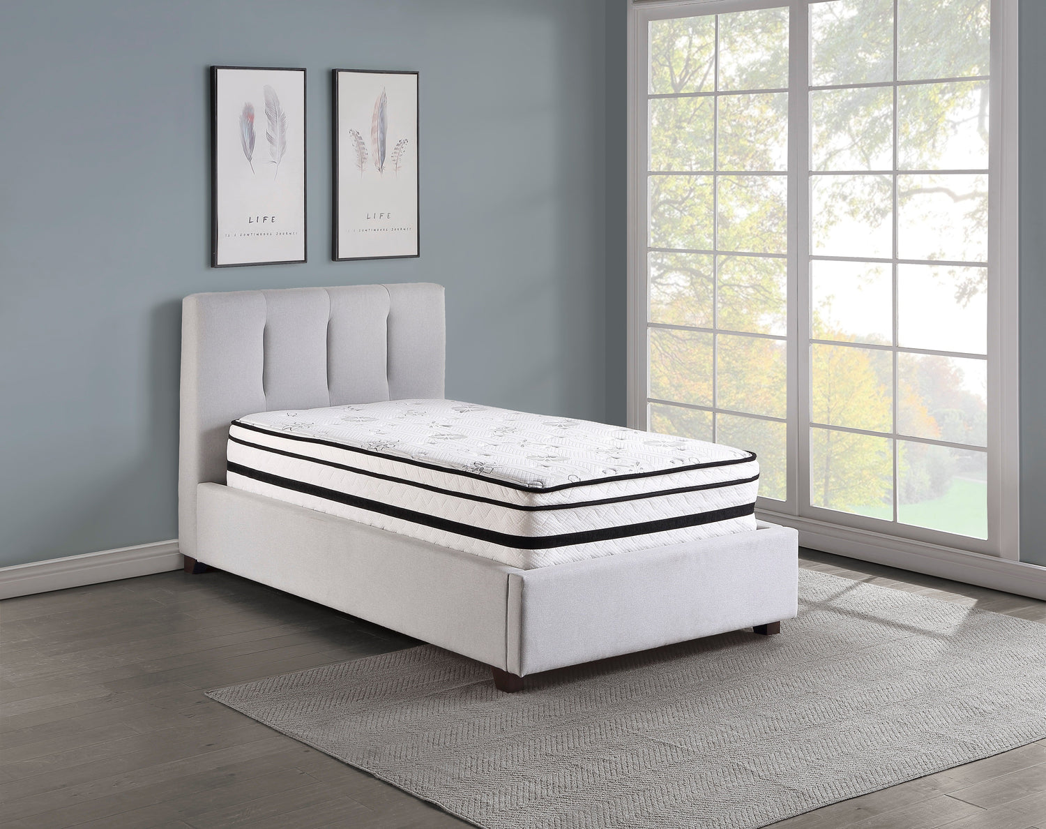 MT-PH12T 12" Twin Hybrid Mattress - MT-PH12T - Bien Home Furniture & Electronics