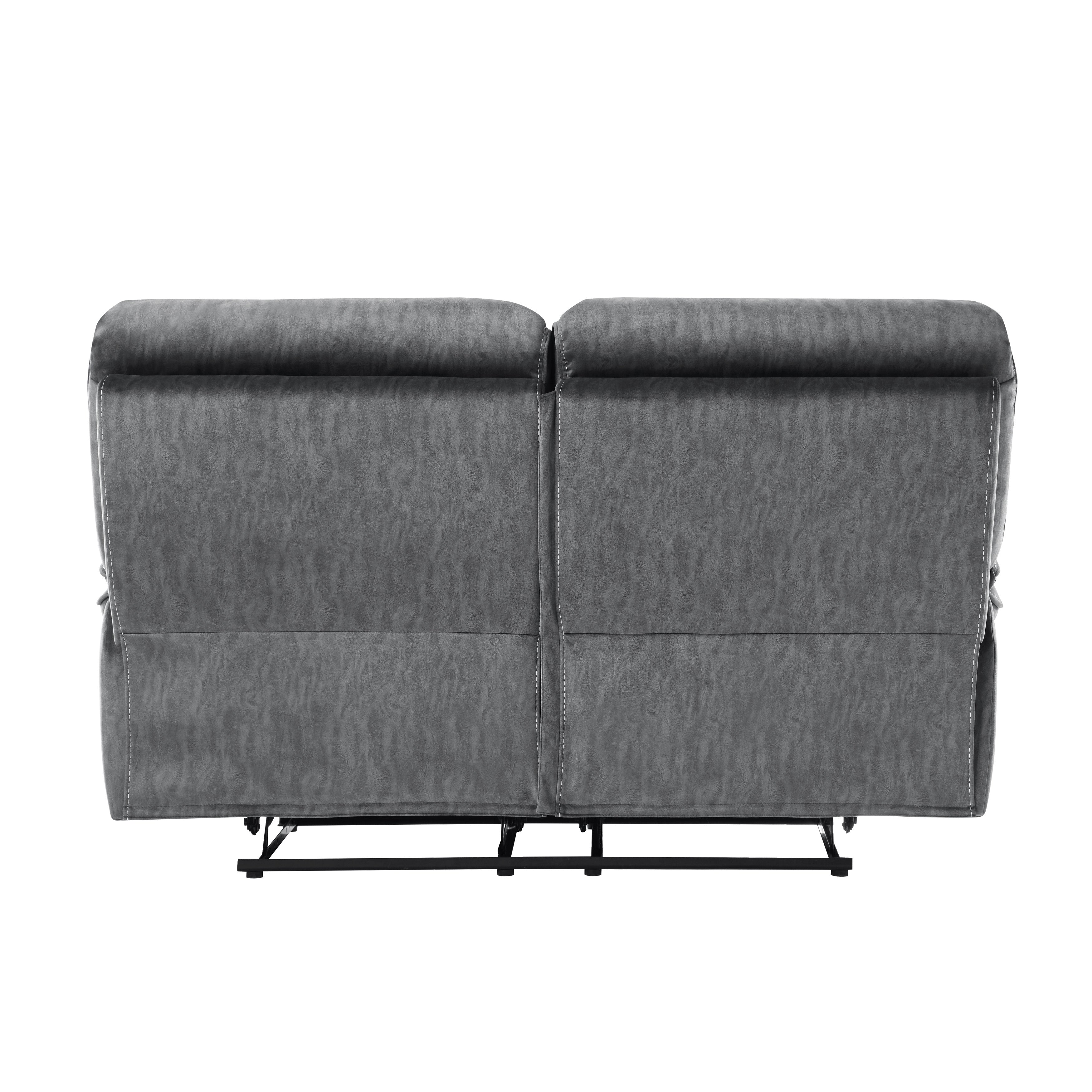 Muirfield Gray Double Reclining Loveseat - 9913-2WC - Bien Home Furniture & Electronics