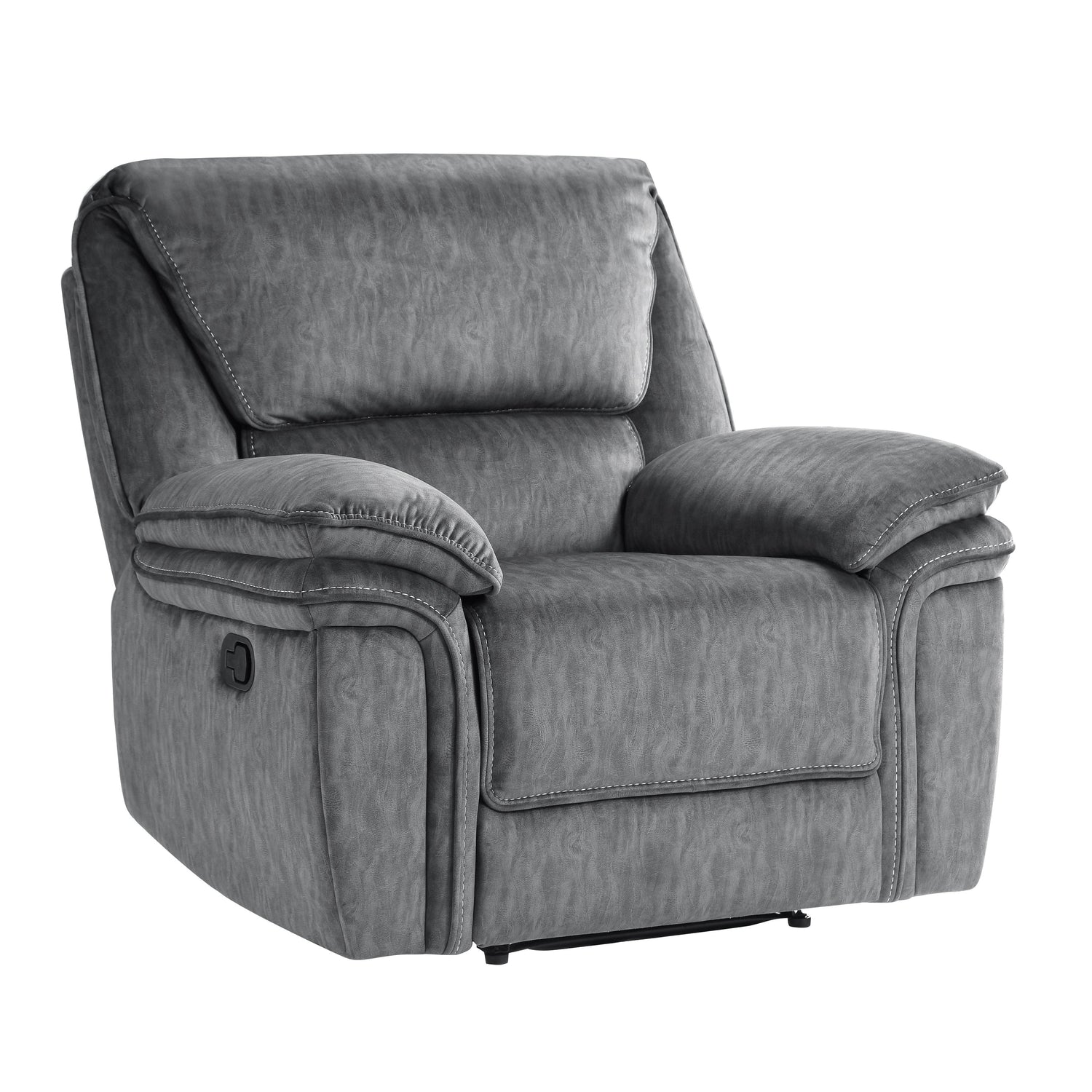 Muirfield Gray Reclining Chair - 9913-1 - Bien Home Furniture & Electronics