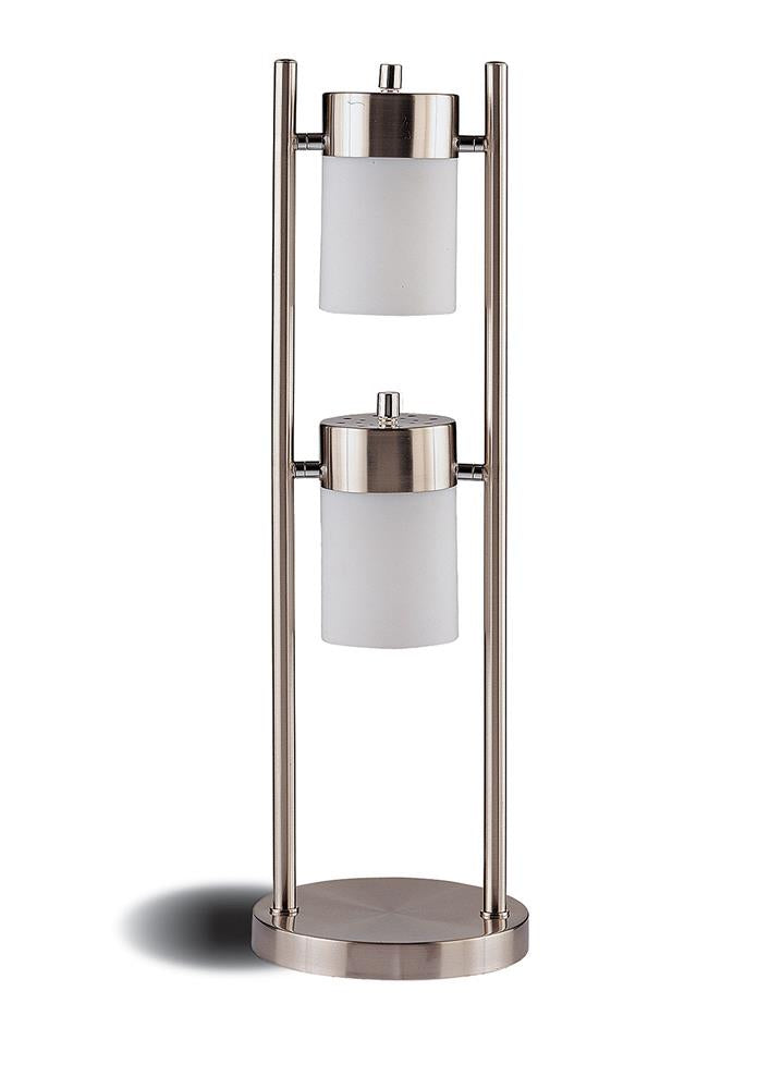 Munson Adjustable Swivel Table Lamp Brushed Silver - 900732 - Bien Home Furniture &amp; Electronics