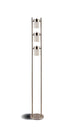 Munson Floor Lamp with 3 Swivel Lights Brushed Silver - 900733 - Bien Home Furniture & Electronics