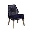 Nakia Dark Navy Woven Rope Dining Chairs, Set of 2 - 110034 - Bien Home Furniture & Electronics