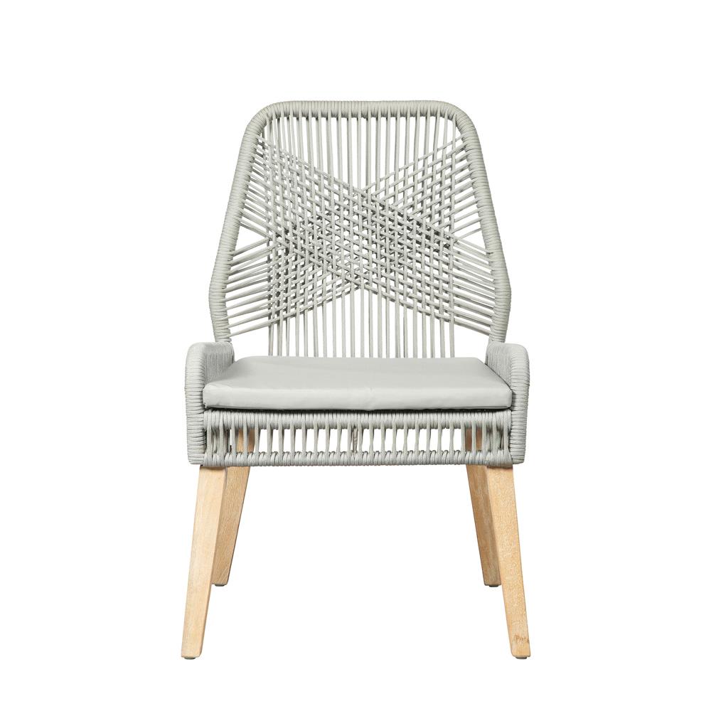 Nakia Gray Woven Back Side Chairs, Set of 2 - 110033 - Bien Home Furniture & Electronics