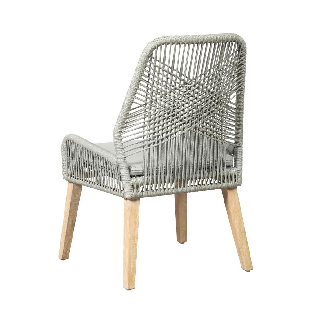 Nakia Gray Woven Back Side Chairs, Set of 2 - 110033 - Bien Home Furniture & Electronics