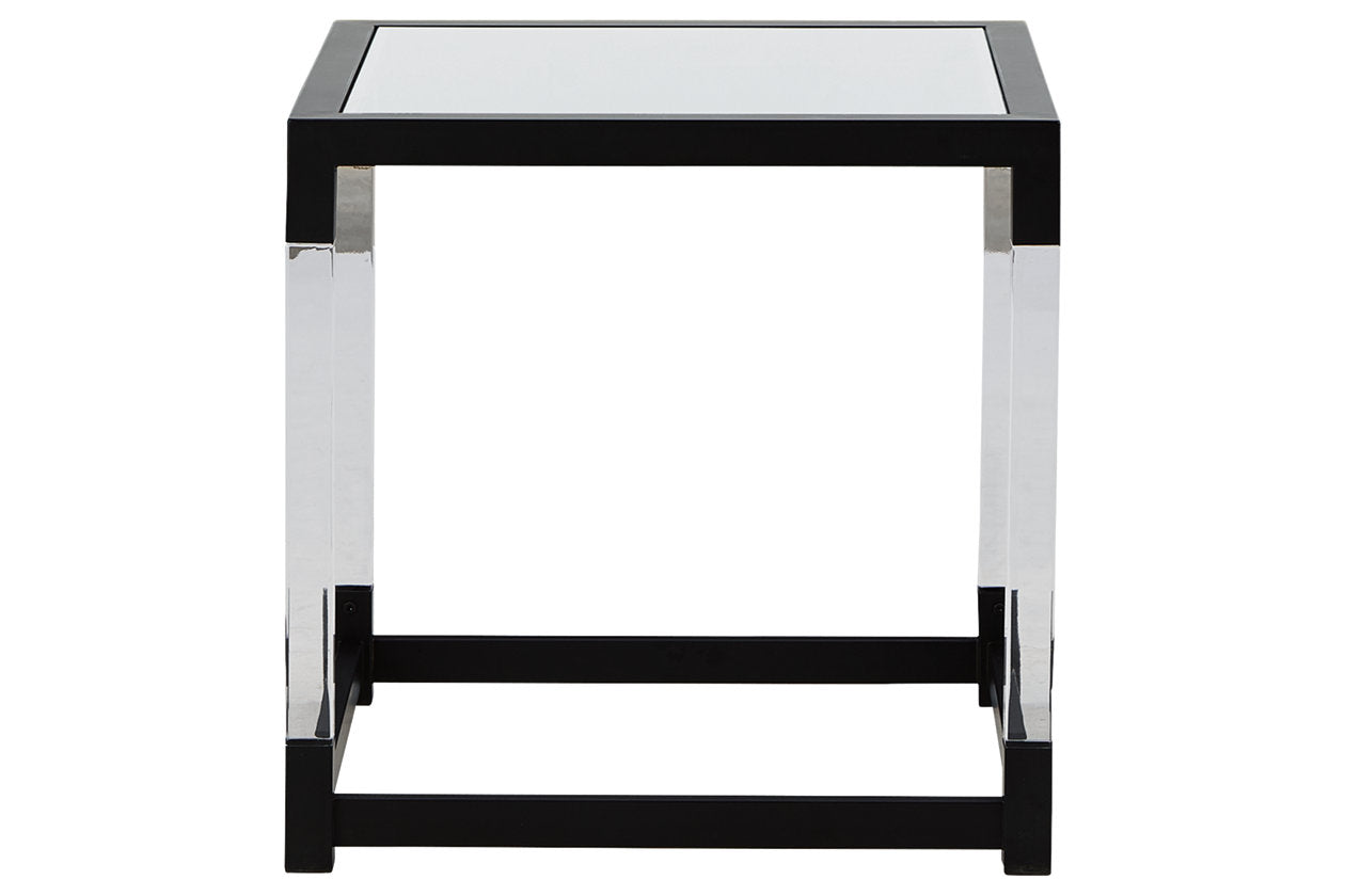 Nallynx Metallic Gray End Table - T197-2 - Bien Home Furniture &amp; Electronics