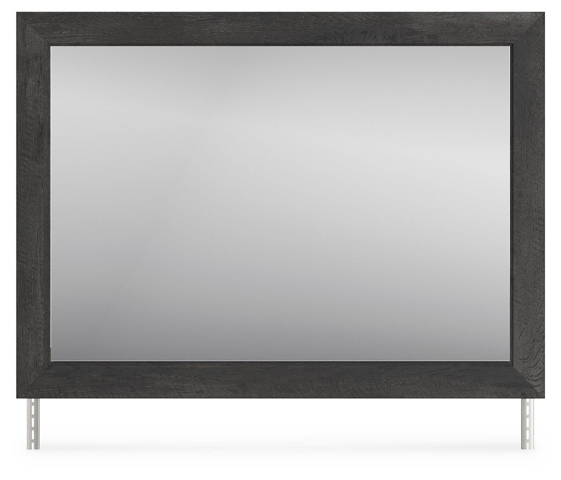 Nanforth Graphite Bedroom Mirror (Mirror Only) - B3670-36 - Bien Home Furniture &amp; Electronics