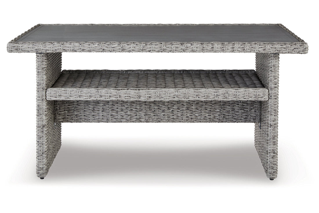 NAPLES BEACH Light Gray Outdoor Multi-use Table - P439-625 - Bien Home Furniture &amp; Electronics