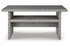 NAPLES BEACH Light Gray Outdoor Multi-use Table - P439-625 - Bien Home Furniture & Electronics