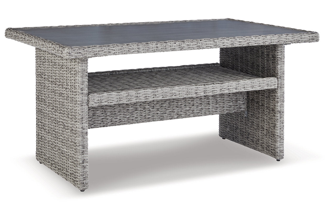 NAPLES BEACH Light Gray Outdoor Multi-use Table - P439-625 - Bien Home Furniture & Electronics